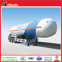 Tri-Axles 56000liters Truck Towing Tanker LPG Gas Tank Semi Trailer